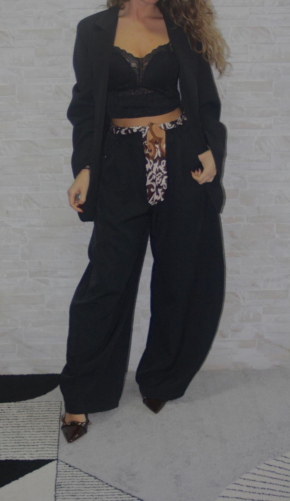 Pantalone con Fulard