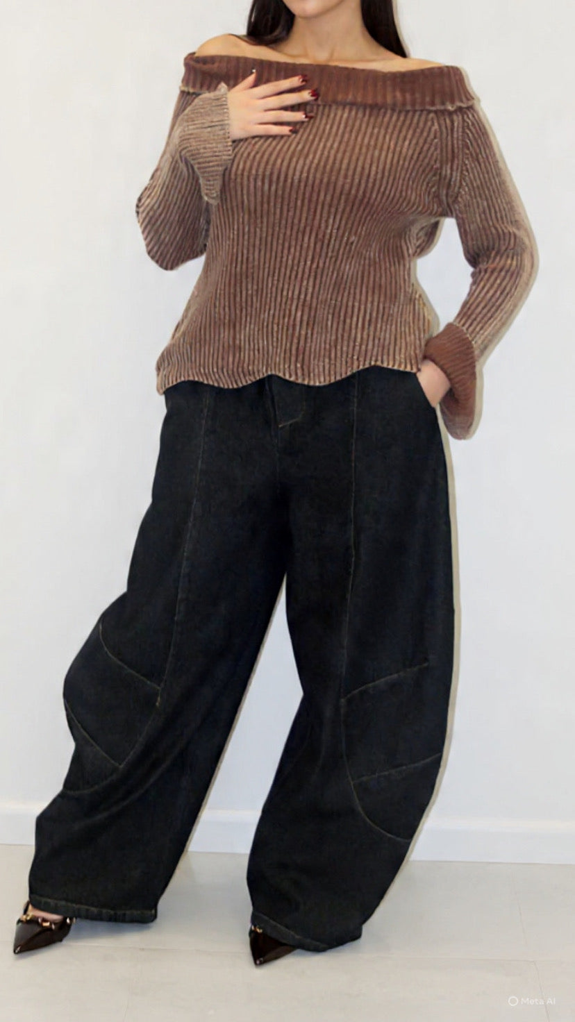 Maglioncino scollo a barca