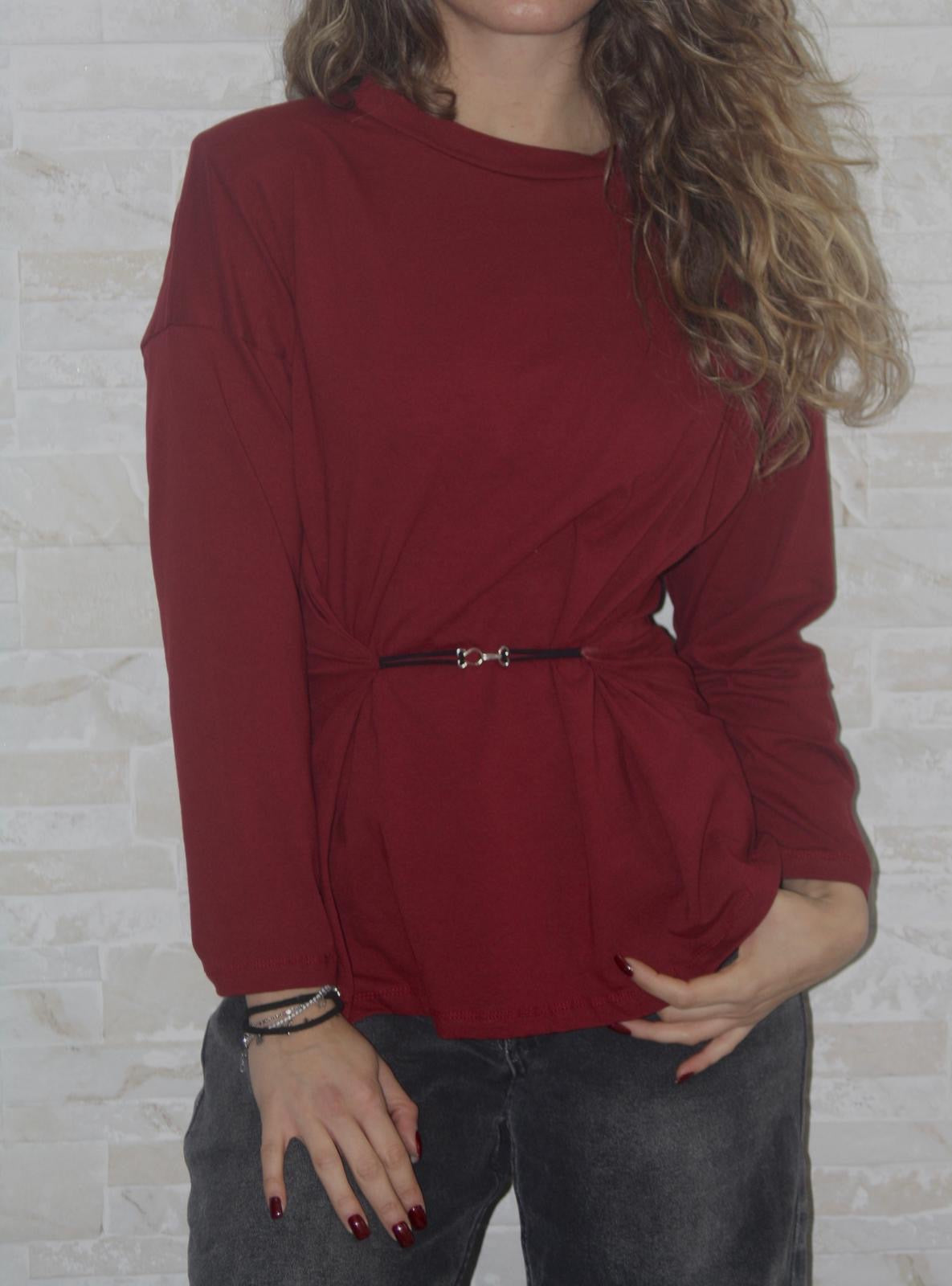 Maglia con gancio e spalline