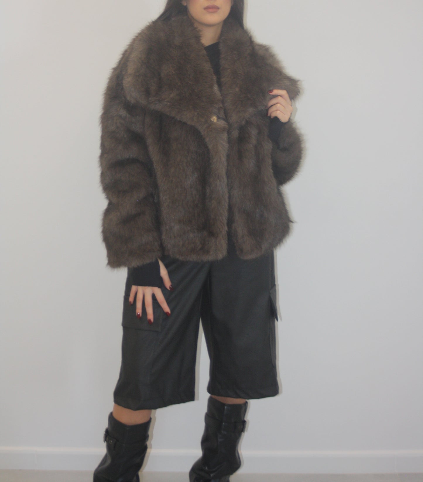 Pelliccia camel