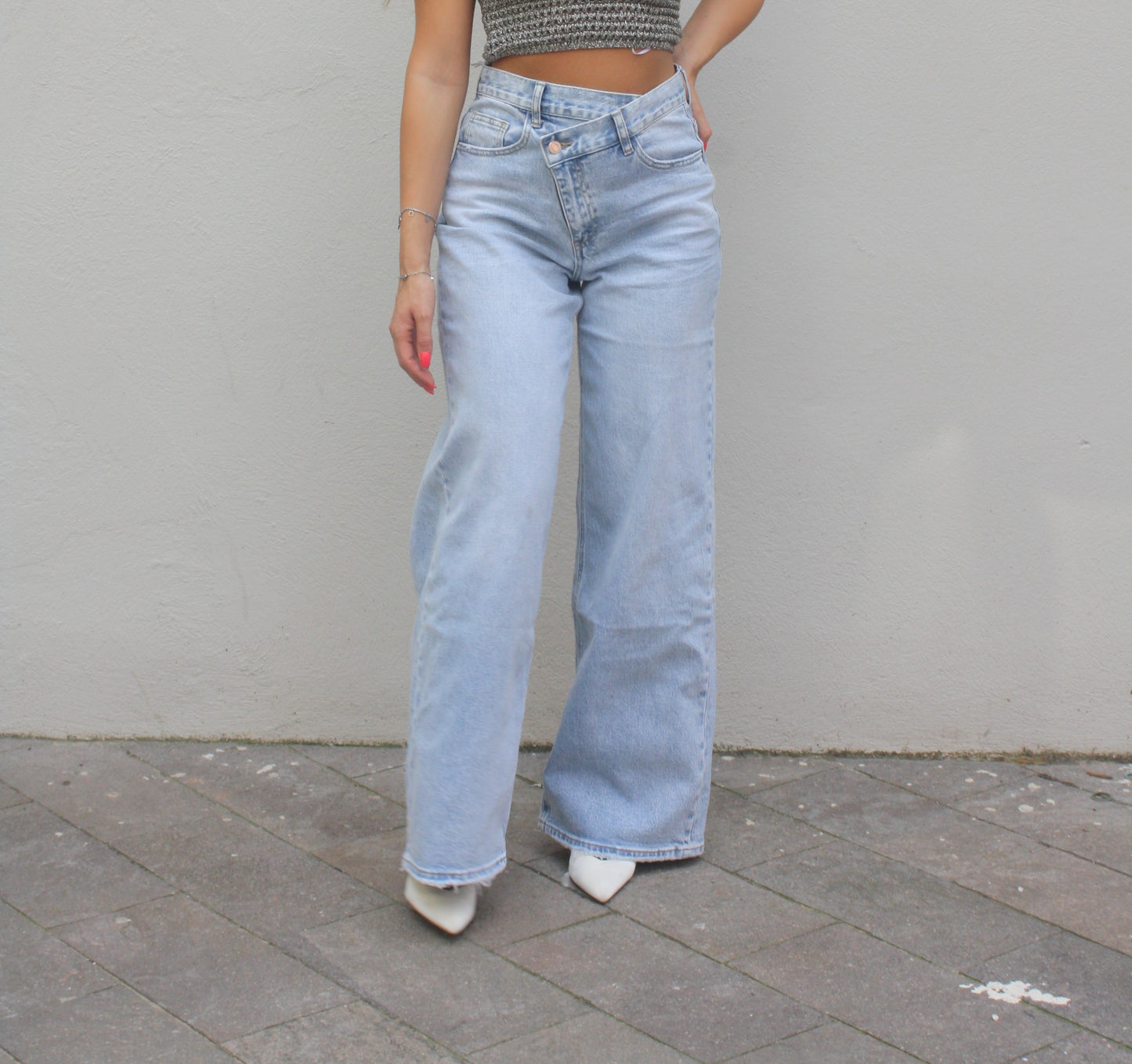 Asymmetric denim