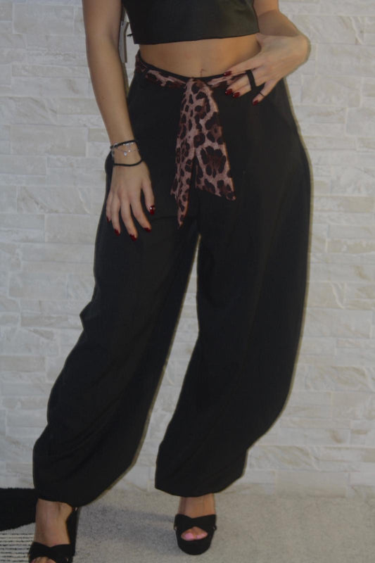 Pantalone Balloon con Fulard con molla