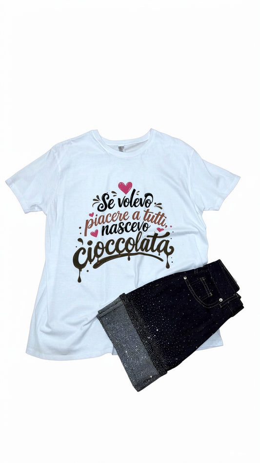 T-shirt Scritta