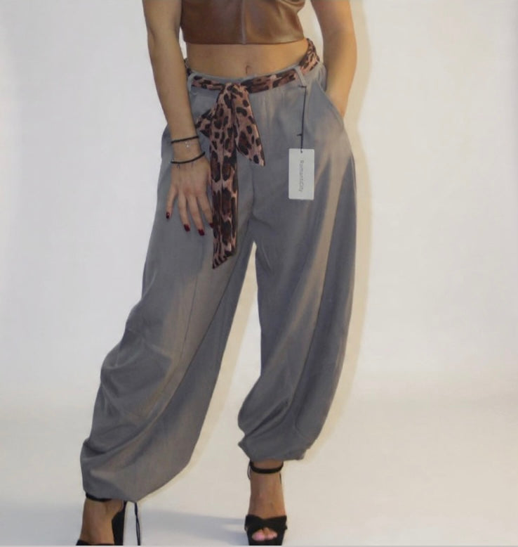 Pantalone Balloon con Fulard con molla