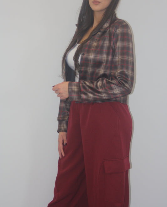 Checked jacket