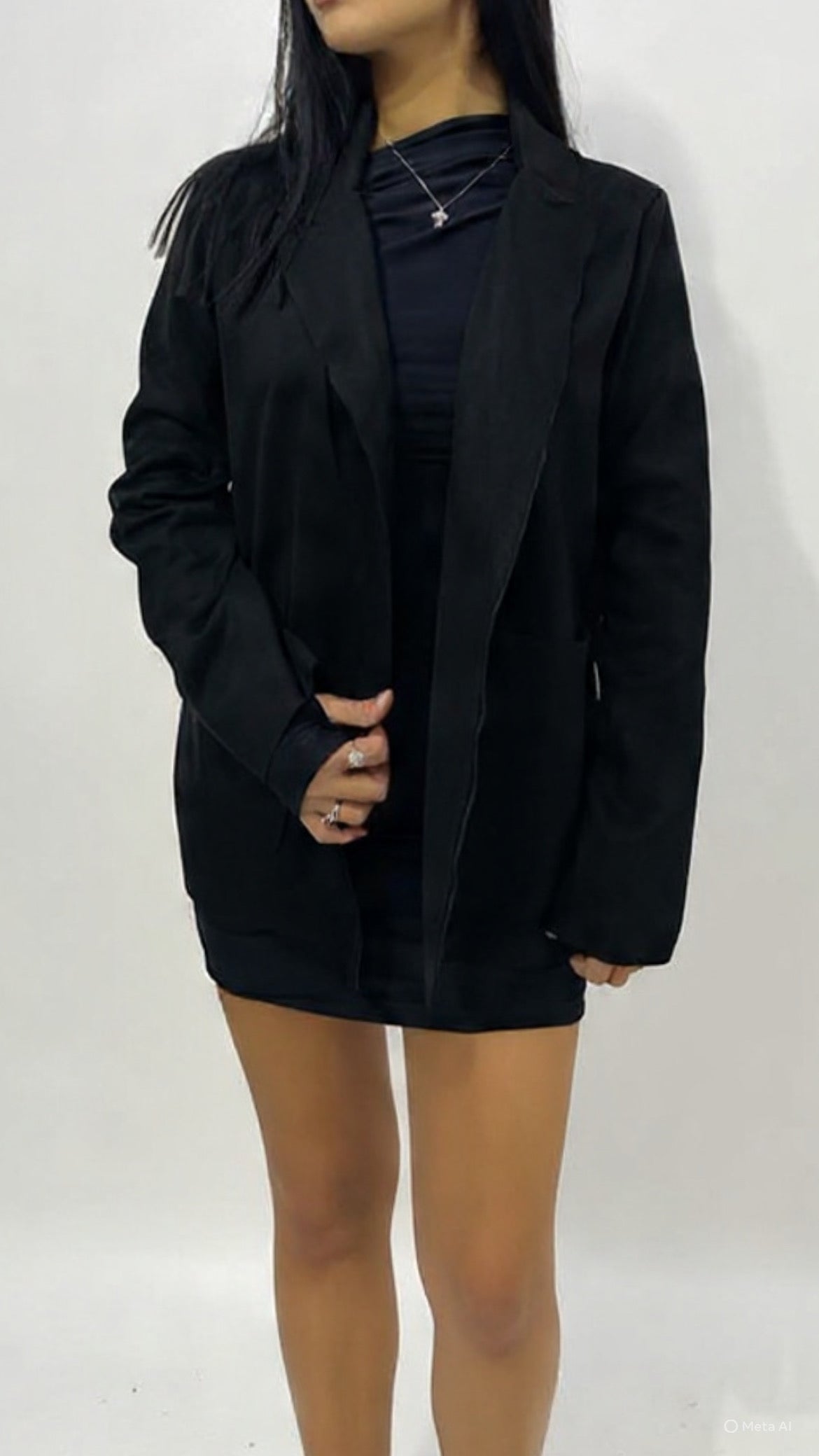 Giacca effetto Camoscio