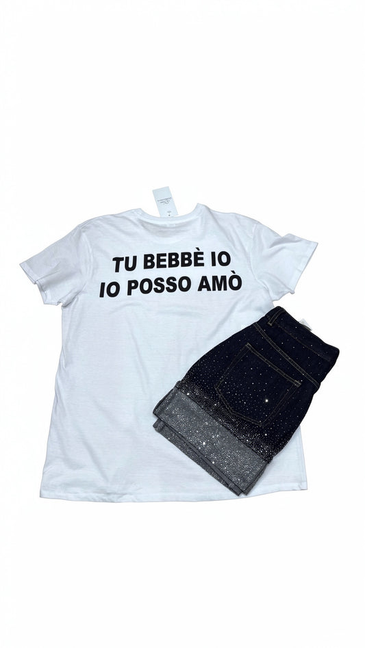 T-shirt Scritta