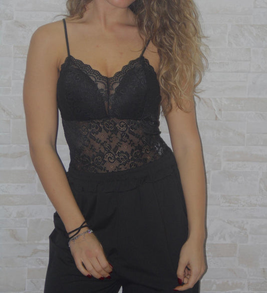 Under jacket in pizzo