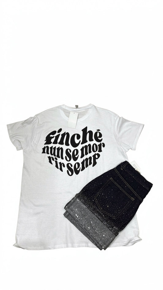 T-shirt Scritta
