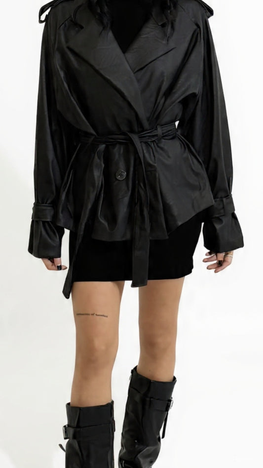 Mini Trench in ecopelle