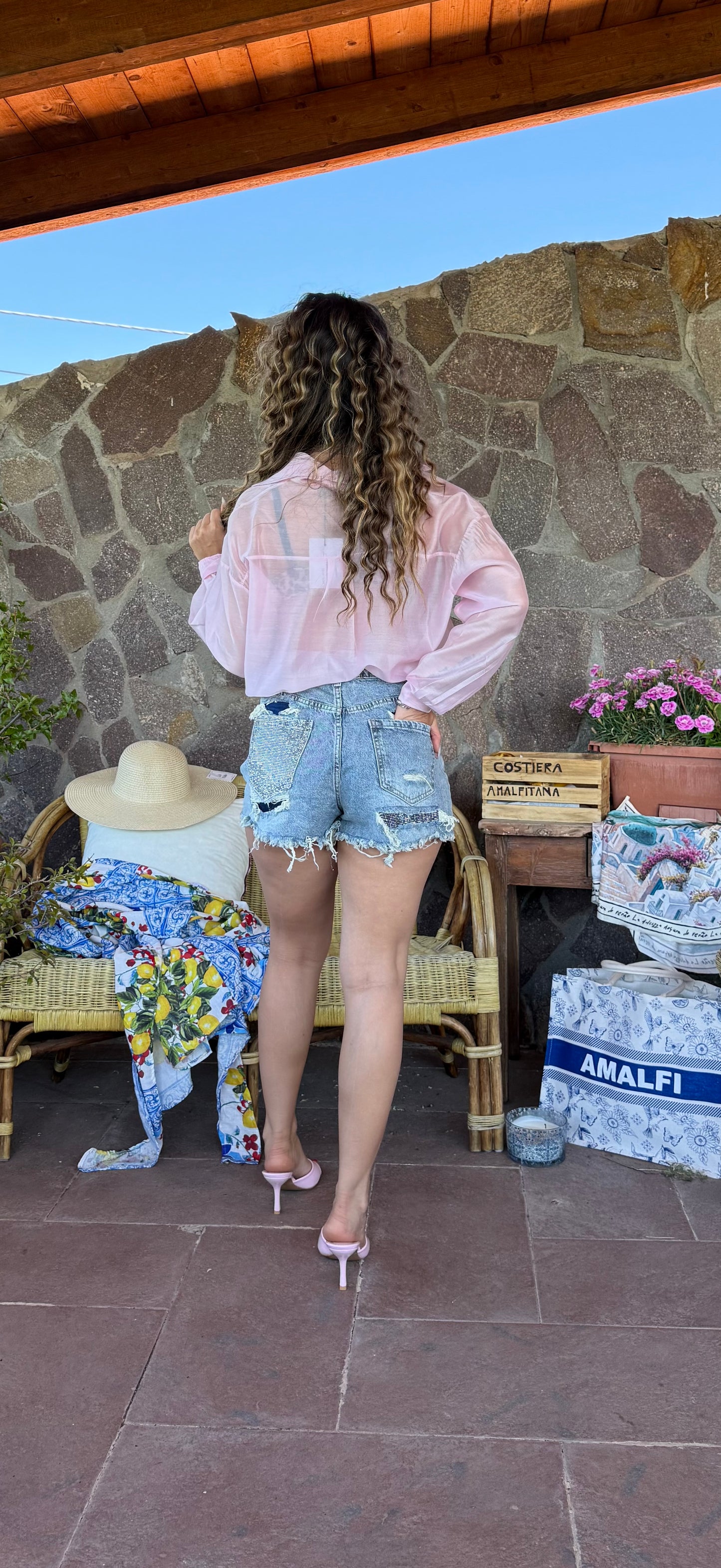 Shorts Strass