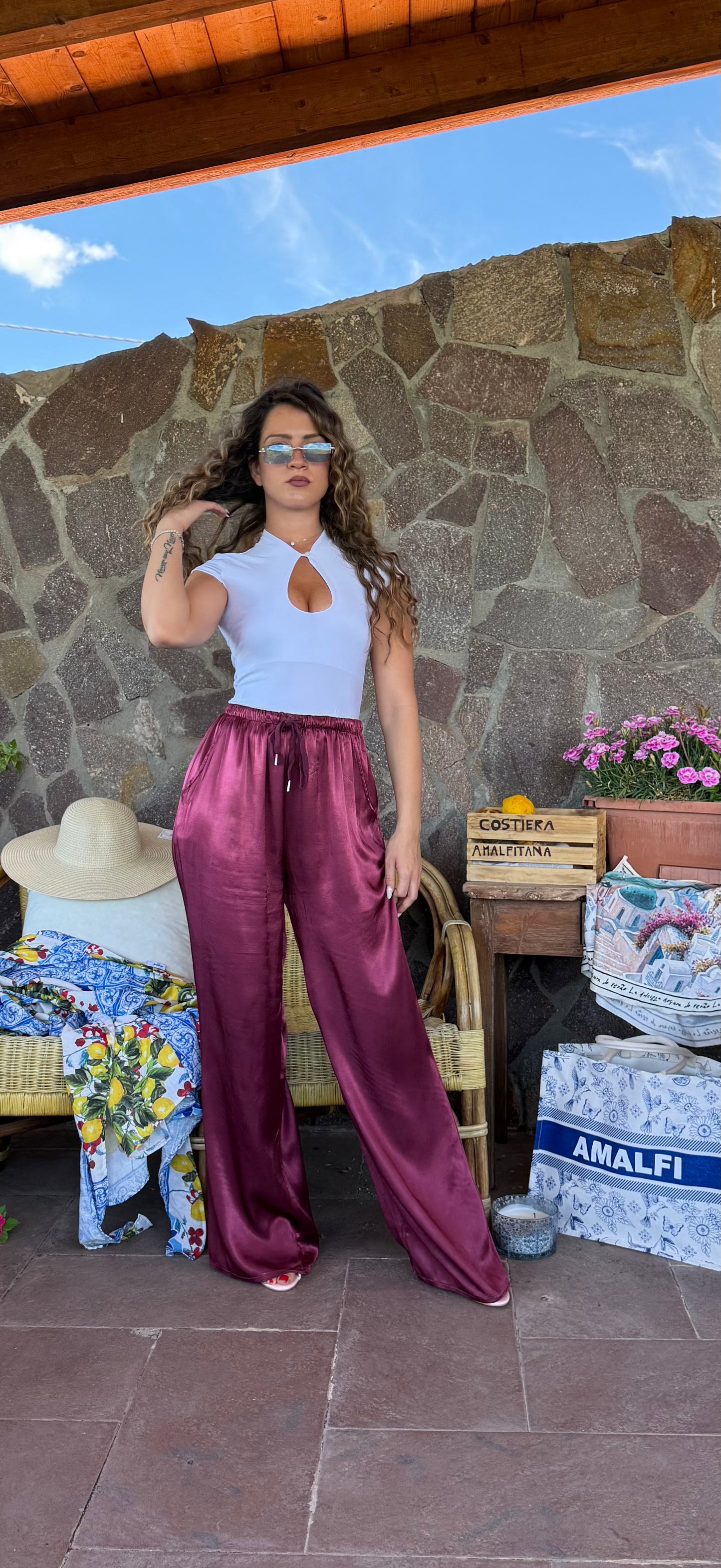 Pantalone Satin