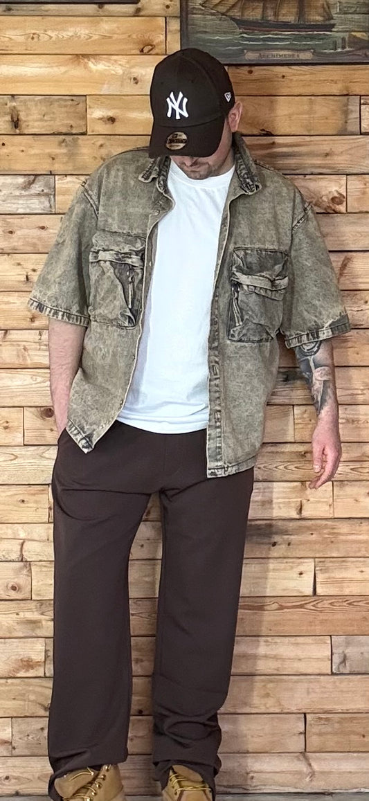 GIACCA DI JEANS CON TASCONI