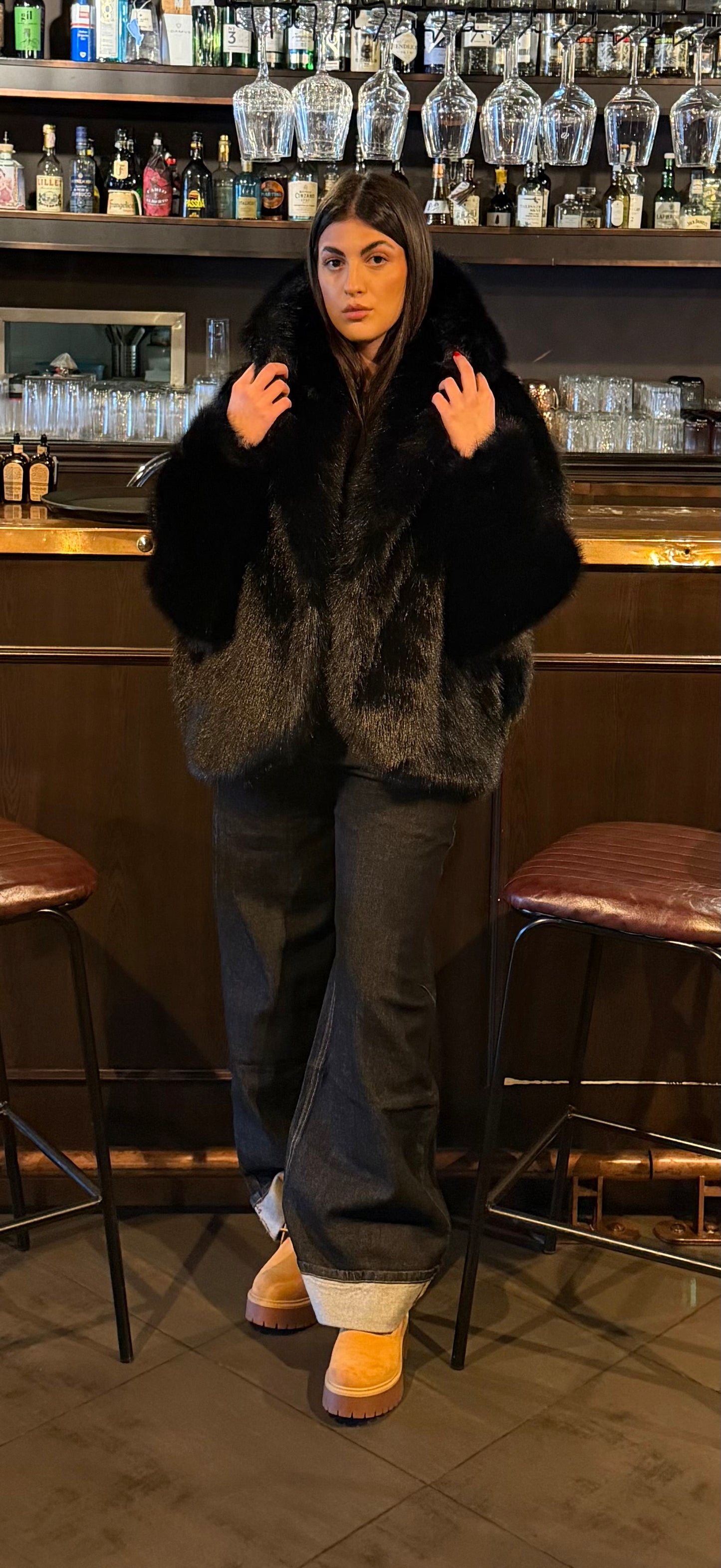 Ecofur Christmas Black