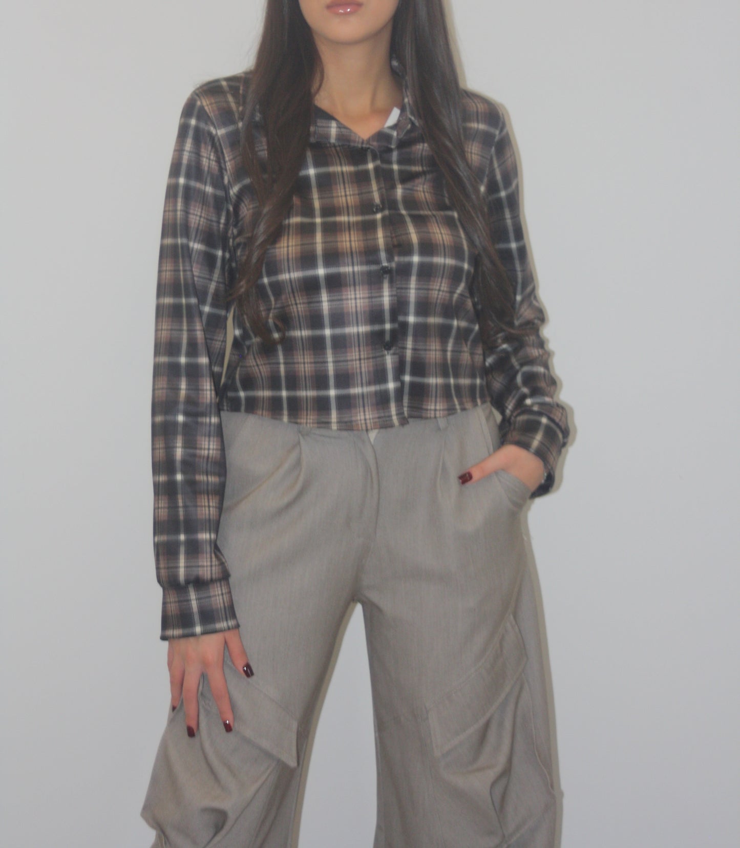 Checked jacket
