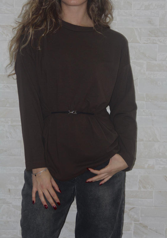 Maglia con gancio e spalline