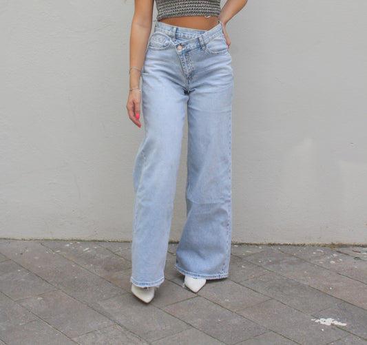 Asymmetric denim